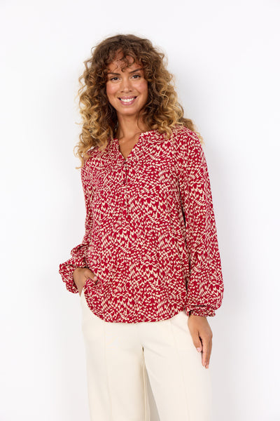 SC-VAN 1 Blouse Donkerrood