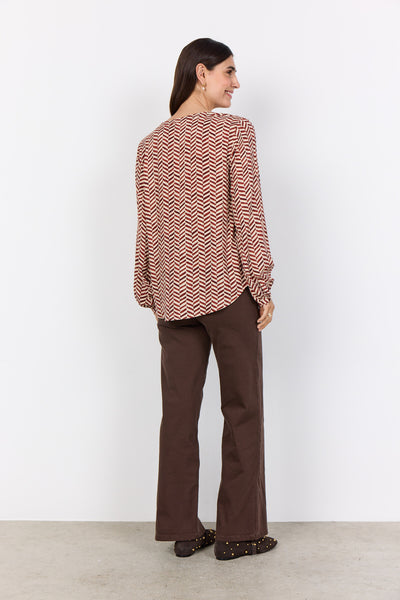 SC-SELIA 2 Blouse Roestrode