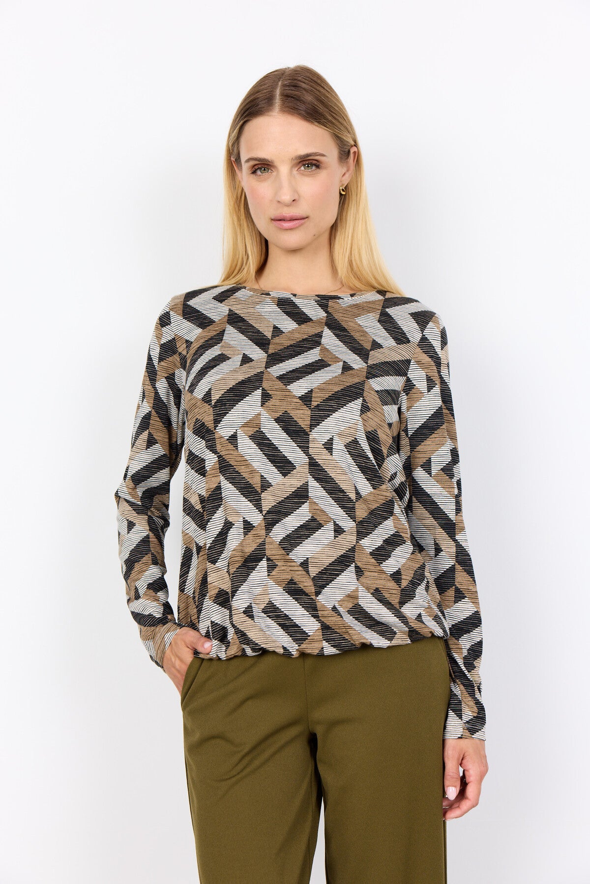 SC-GALINA 64 Blouse Zand