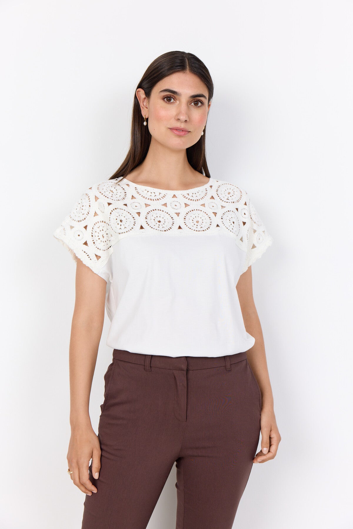 SC-SHENA 1 T-shirt Gebroken wit