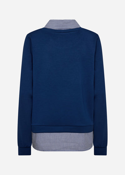 SC-BANU 264 Blouse Donkerblauw