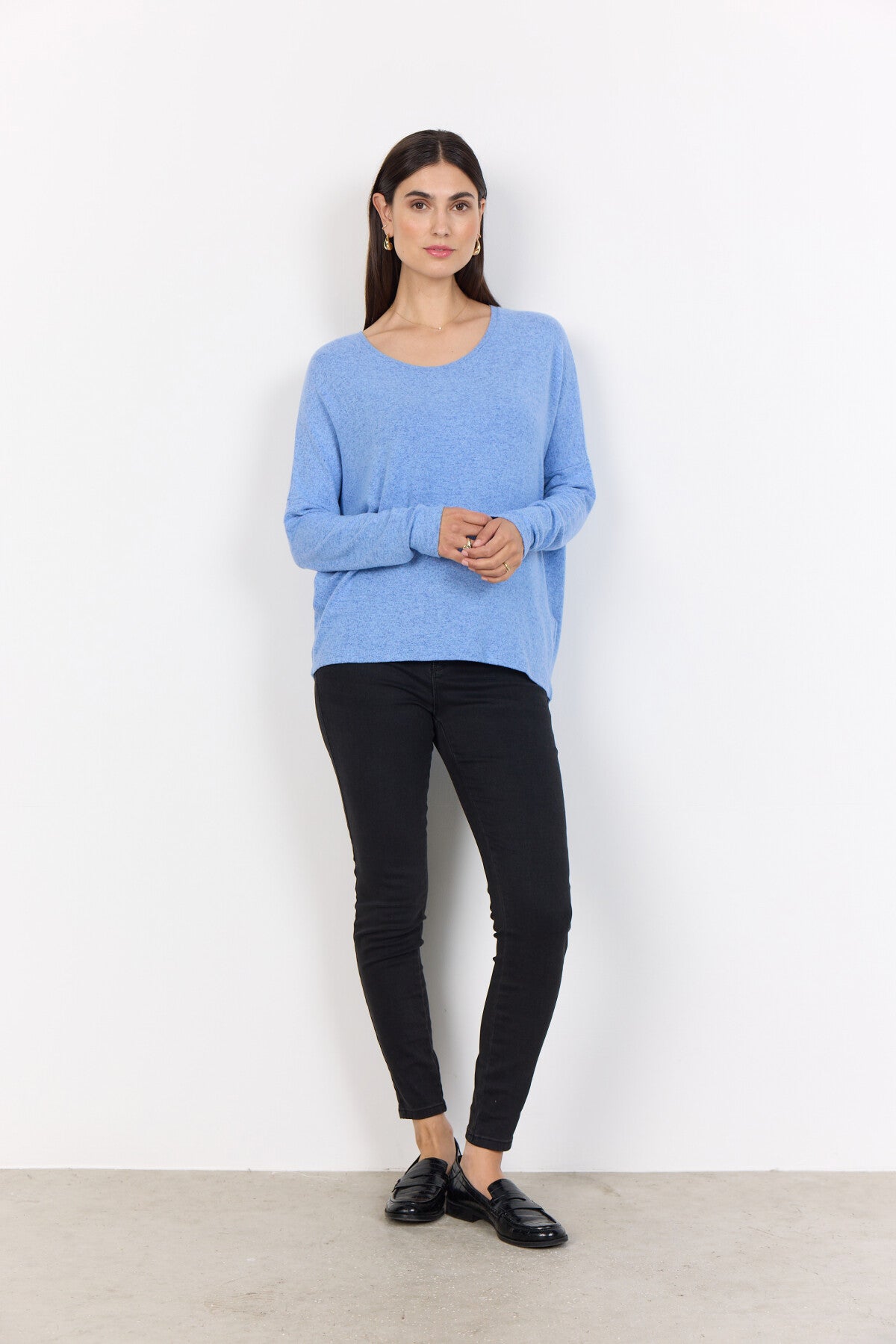 SC-BIARA 1 Blouse Lichtblauw