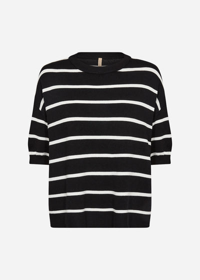 SC-DOLLIE STRIPE 794 Trui Zwart