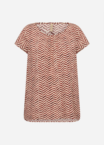 SC-SELIA 1 Blouse Roestrode