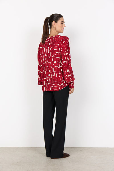 SC-VEBINA 1 Blouse Rood