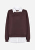 SC-BANU 354 Sweatshirt Donkere pruim