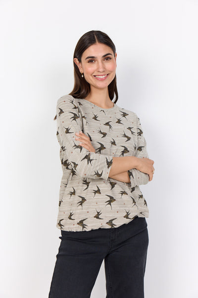 SC-GALINA 65 Blouse Olijf