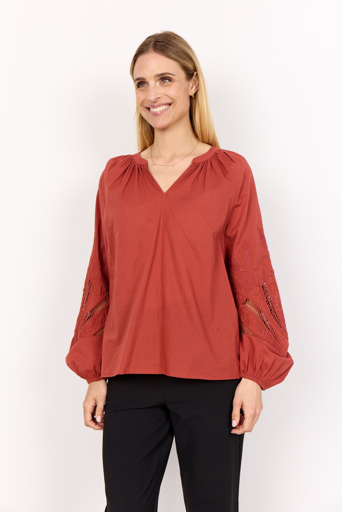 SC-CALISTE 21 Blouse Roestrode
