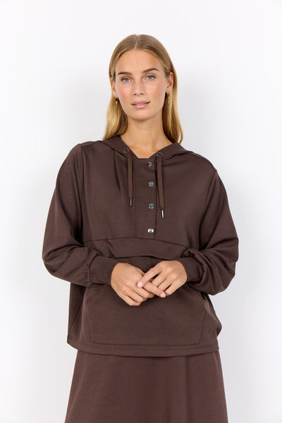 SC-BANU 263 Sweatshirt Donkerbruin