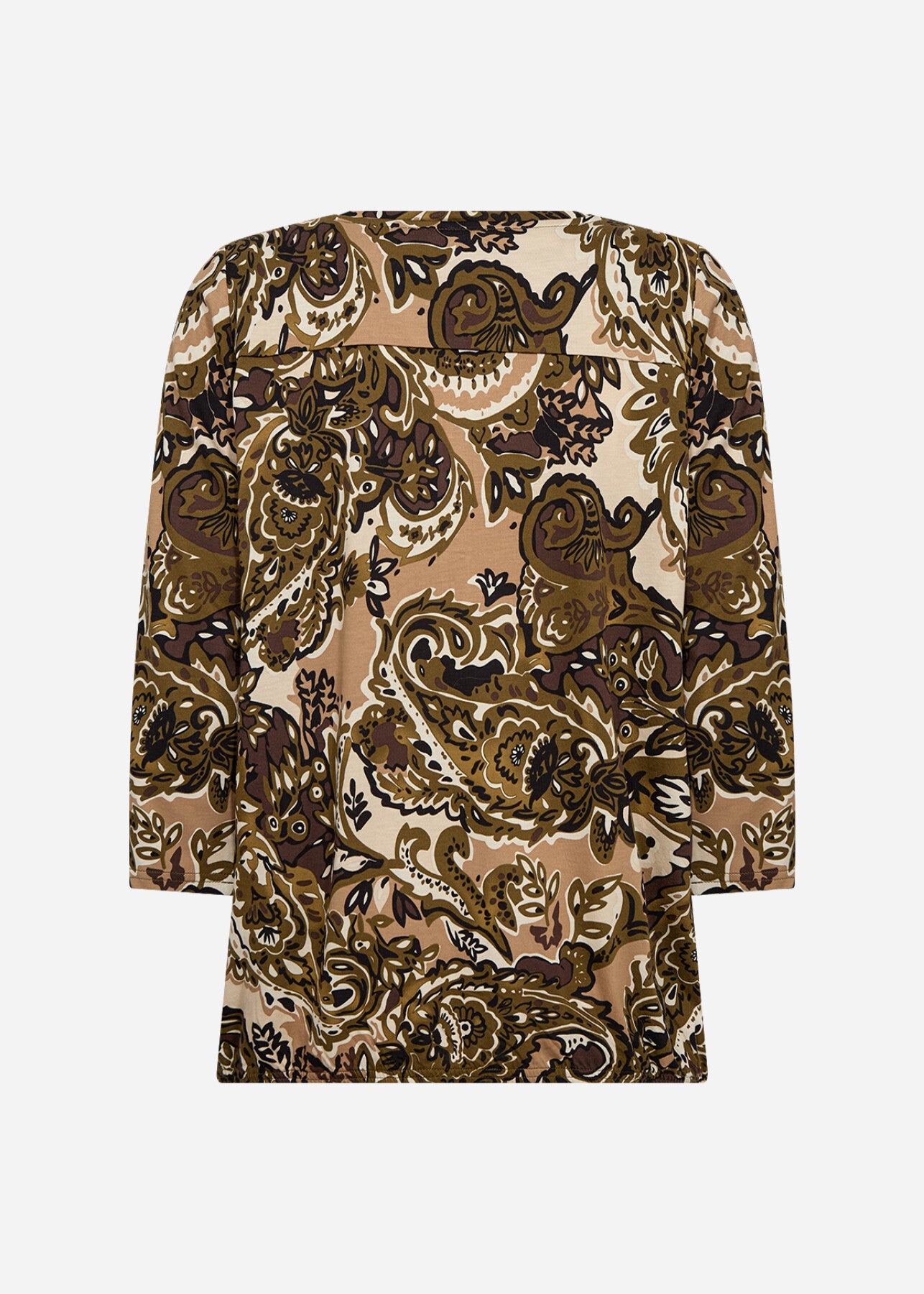 SC-FELICITY AOP 517 Blouse Donkergroen