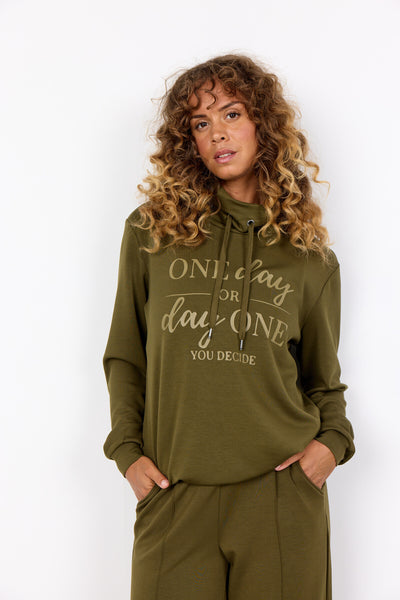 SC-BANU 256 Sweatshirt Donkergroen