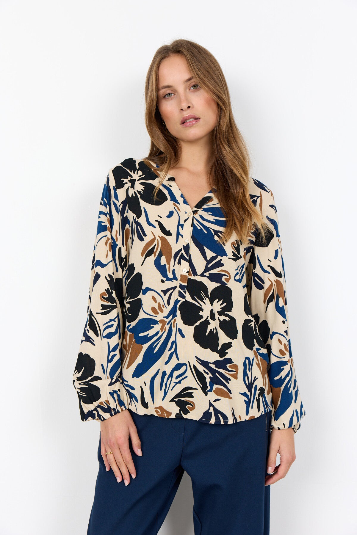 SC-ANNEMAI 1 Blouse Donkerblauw