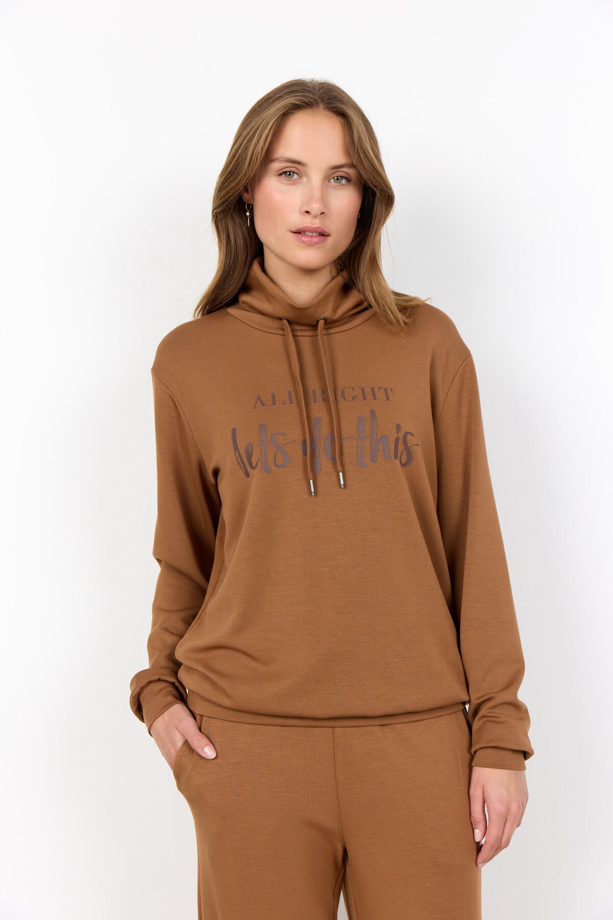 SC-BANU 274 Blouse Bruin