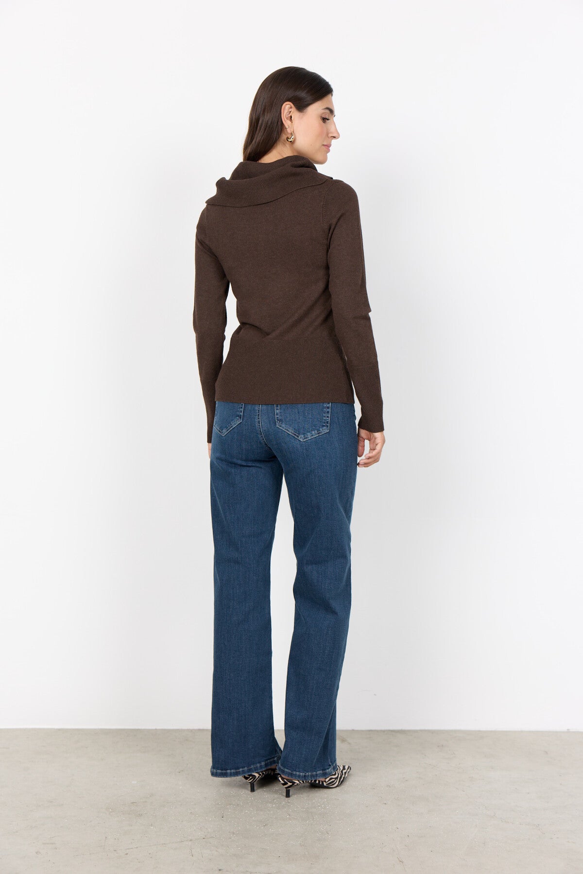SC-DOLLIE 305 Trui Donkerbruin