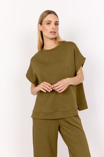 SC-BANU 245 Blouse Olijf