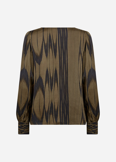 SC-VARISSA 1 Blouse Donkergroen