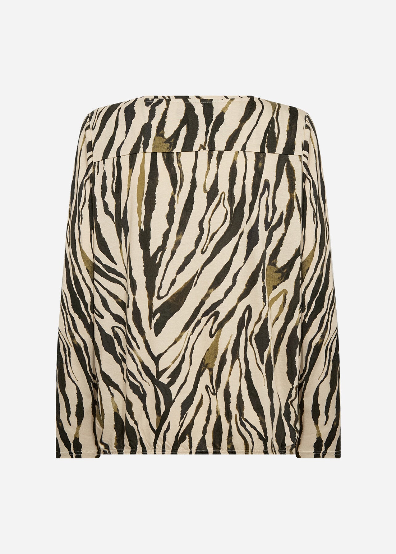SC-FELICITY AOP 522 Blouse Donkergroen