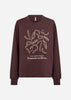 SC-BANU 317 Sweatshirt Donkere pruim