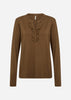 SC-MARICA 339 Blouse Donkergroen