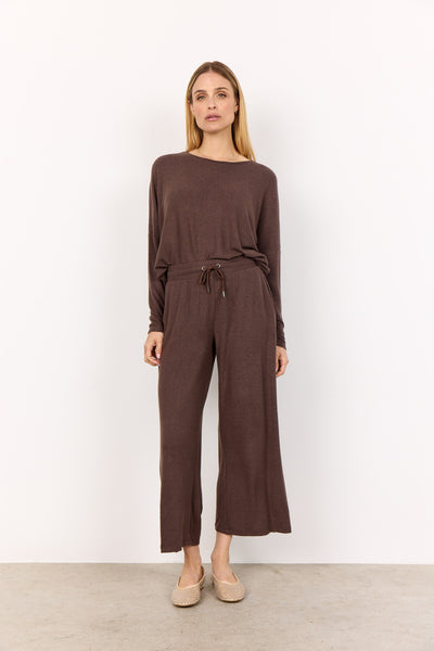 SC-BIARA 1 Blouse Donkerbruin