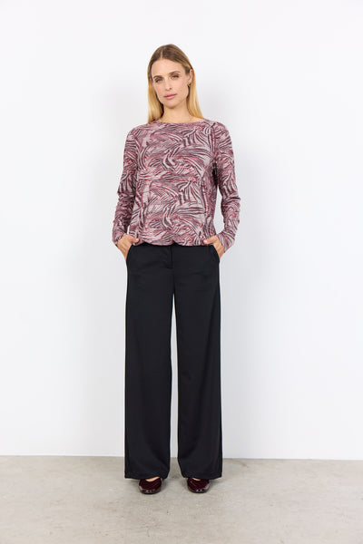SC-GALINA 63 Blouse Donkerrood