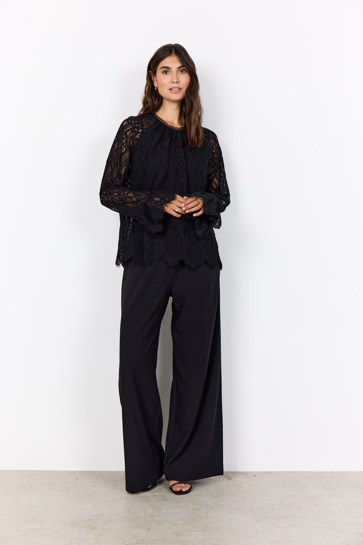 SC-VAHIDA 1 Blouse Zwart