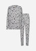 SC-BIARA 163 - AOP SET Pyjama Zwart