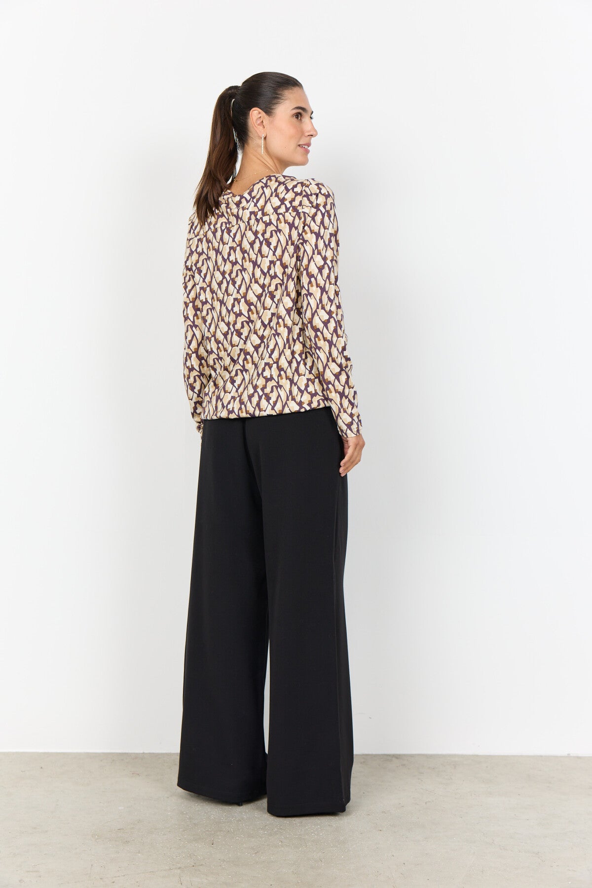 SC-FELICITY AOP 527 Blouse Paars
