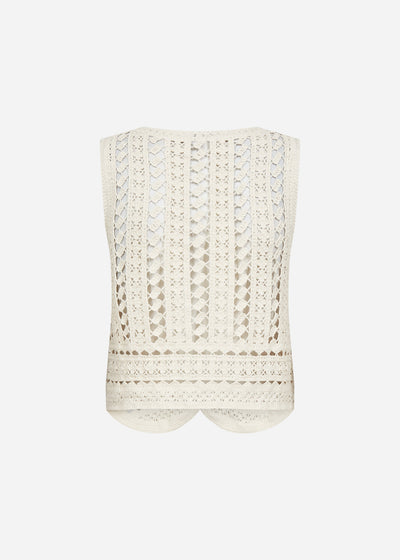 SC-SIDSEL 1 Gilet Crème