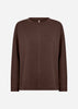 SC-BANU 262 Blouse Donkerbruin