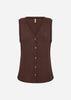SC-SHONAS 1 Gilet Donkerbruin