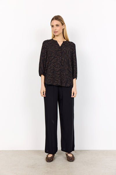 SC-SADE 2 Blouse Donkerbruin