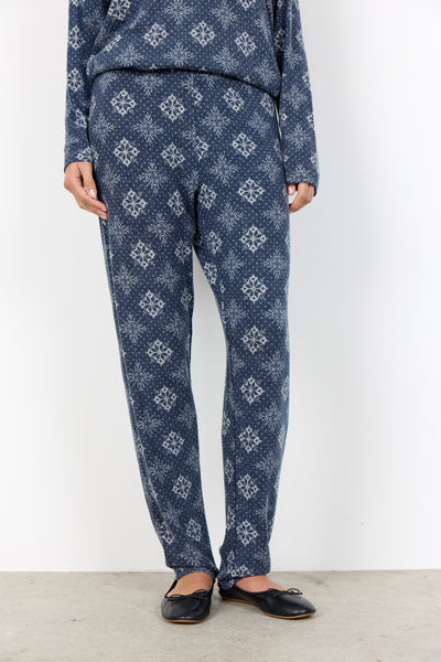 SC-BIARA AOP SET 150 Pyjama Donkerblauw