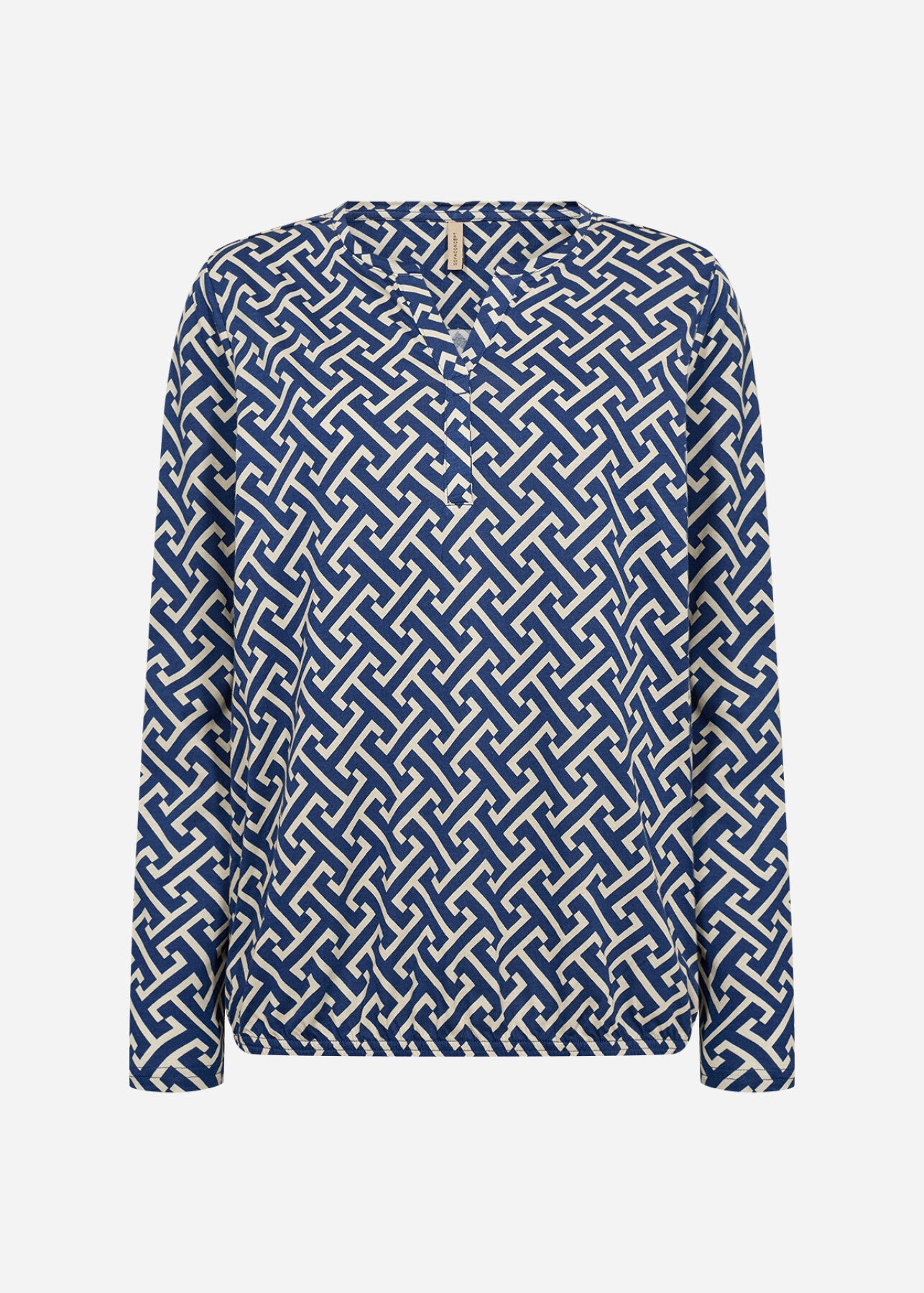 SC-FELICITY AOP 520 Blouse Donkerblauw