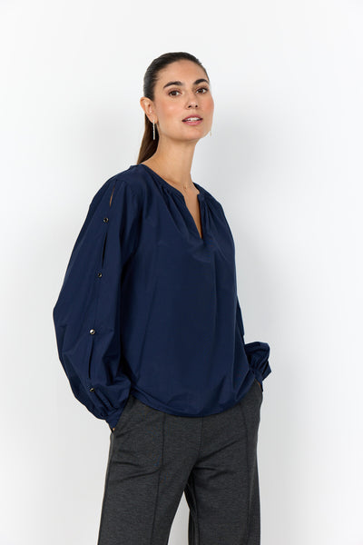 SC-NETTI 112 Blouse Donkerblauw
