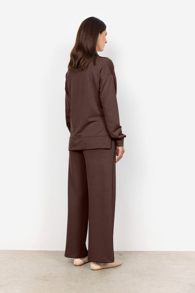 SC-BANU 164 Sweatshirt Donkerbruin