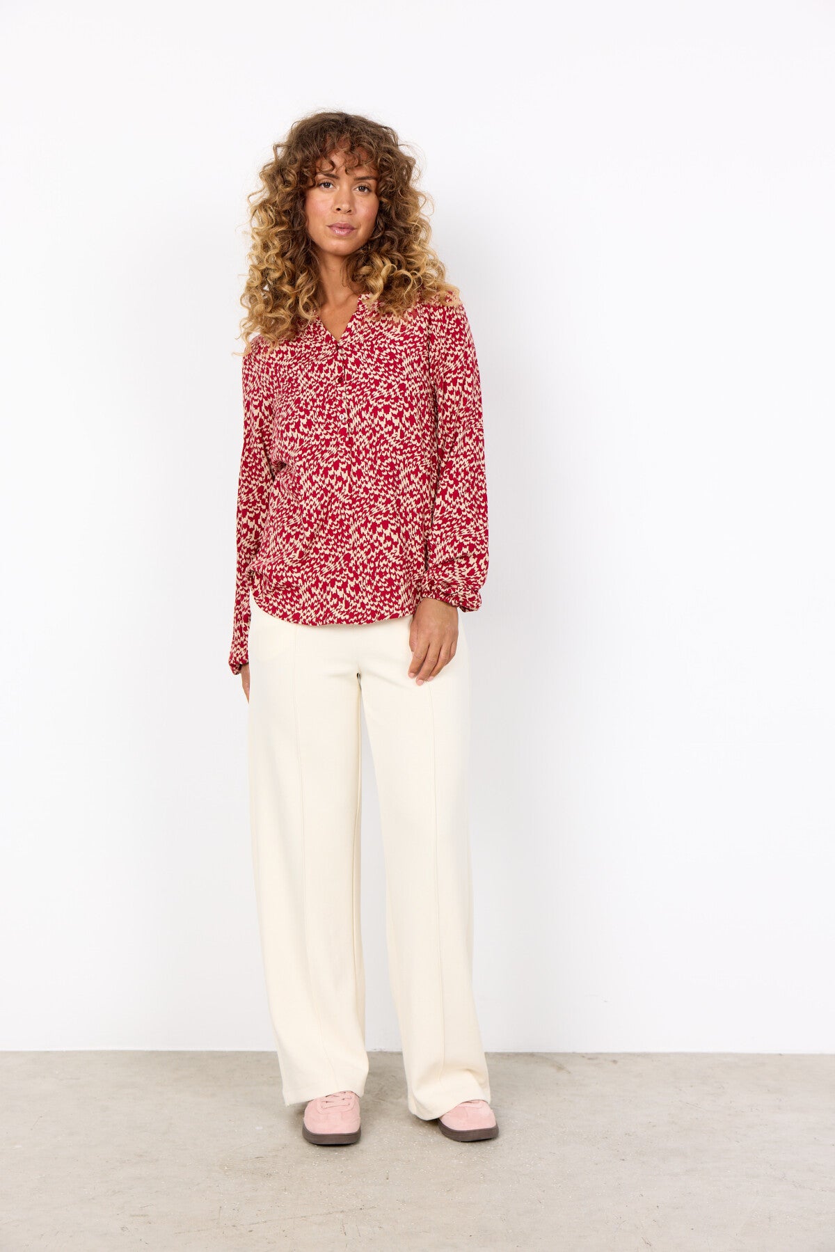 SC-VAN 1 Blouse Donkerrood