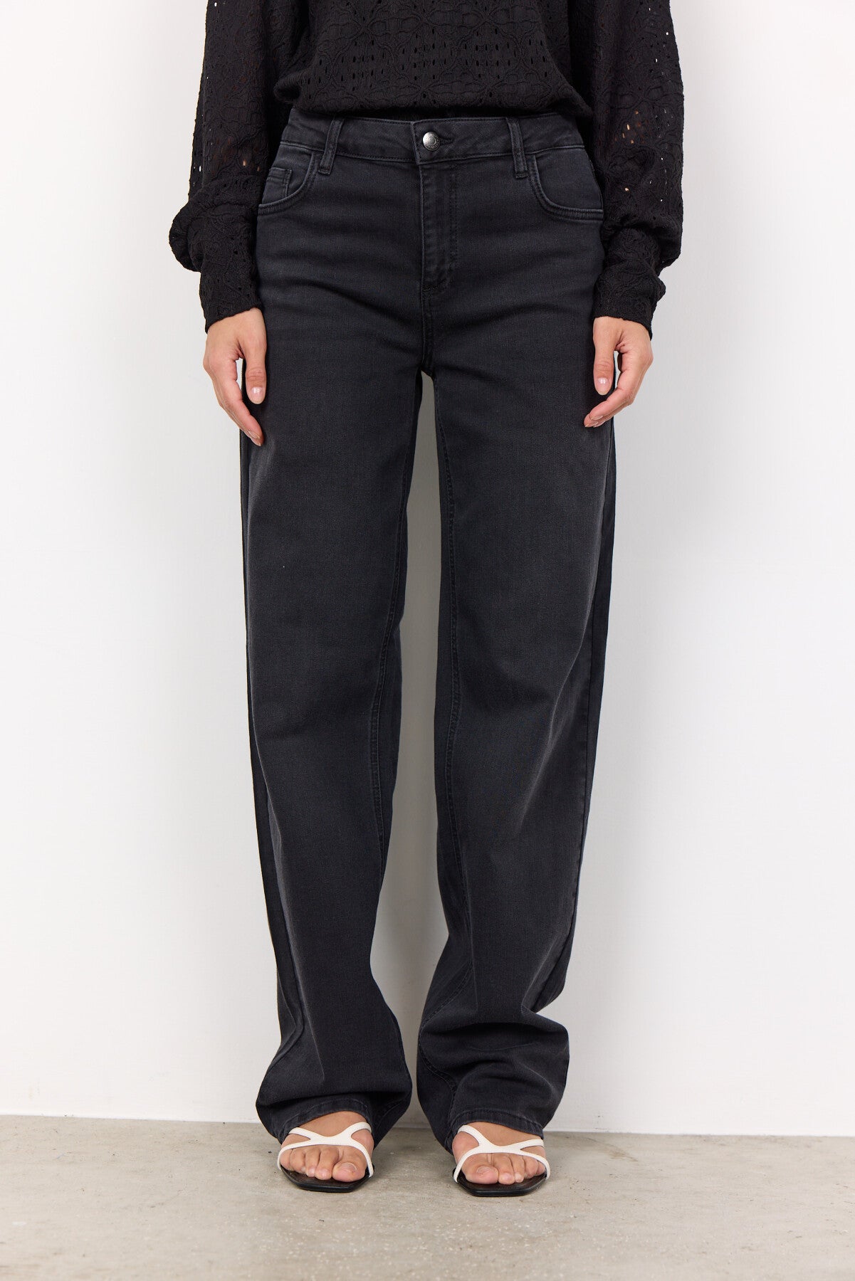 SC-KIMBERLY 34-B Jeans Donkergrijs