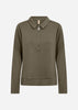 SC-BANU 316 Blouse Donkergroen