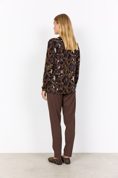 SC-MARICA AOP 341 Blouse Donkergroen