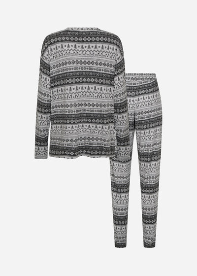 SC-BIARA AOP SET 149 Pyjama Grijs