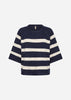 SC-ORLEAN STRIPE 5 Trui Navy