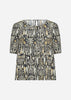 SC-GOLFI 1 Blouse Donkergroen