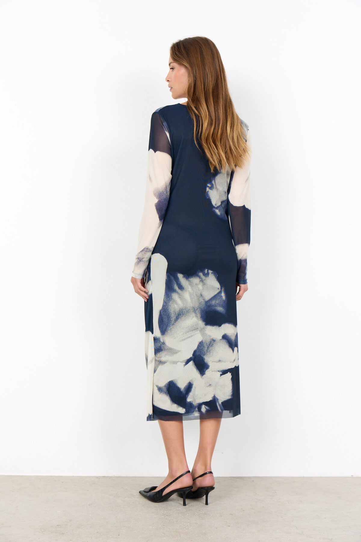 SC-ALDA AOP 59 Jurk Donkerblauw