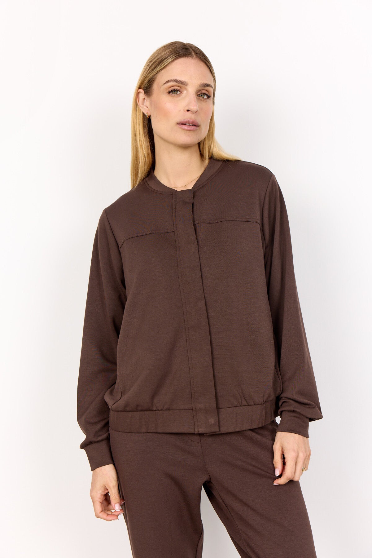 SC-BANU 225 Sweatshirt Donkerbruin