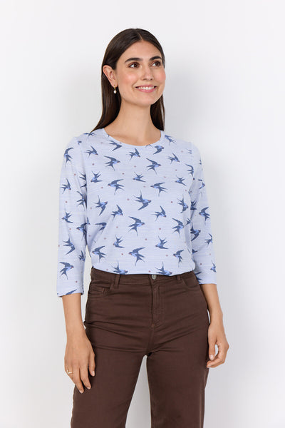 SC-GALINA 65 Blouse Lichtblauw