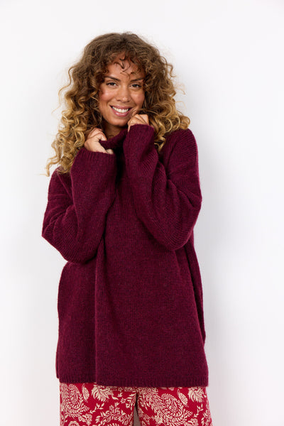 SC-GUNNA 6 Trui Bordeaux
