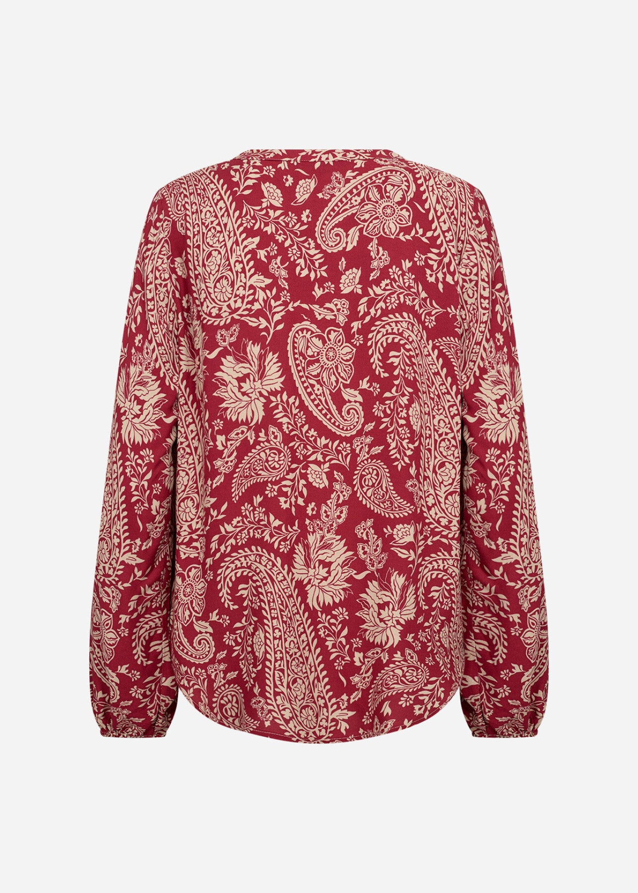 SC-VALGERDA 2 Blouse Donkerrood