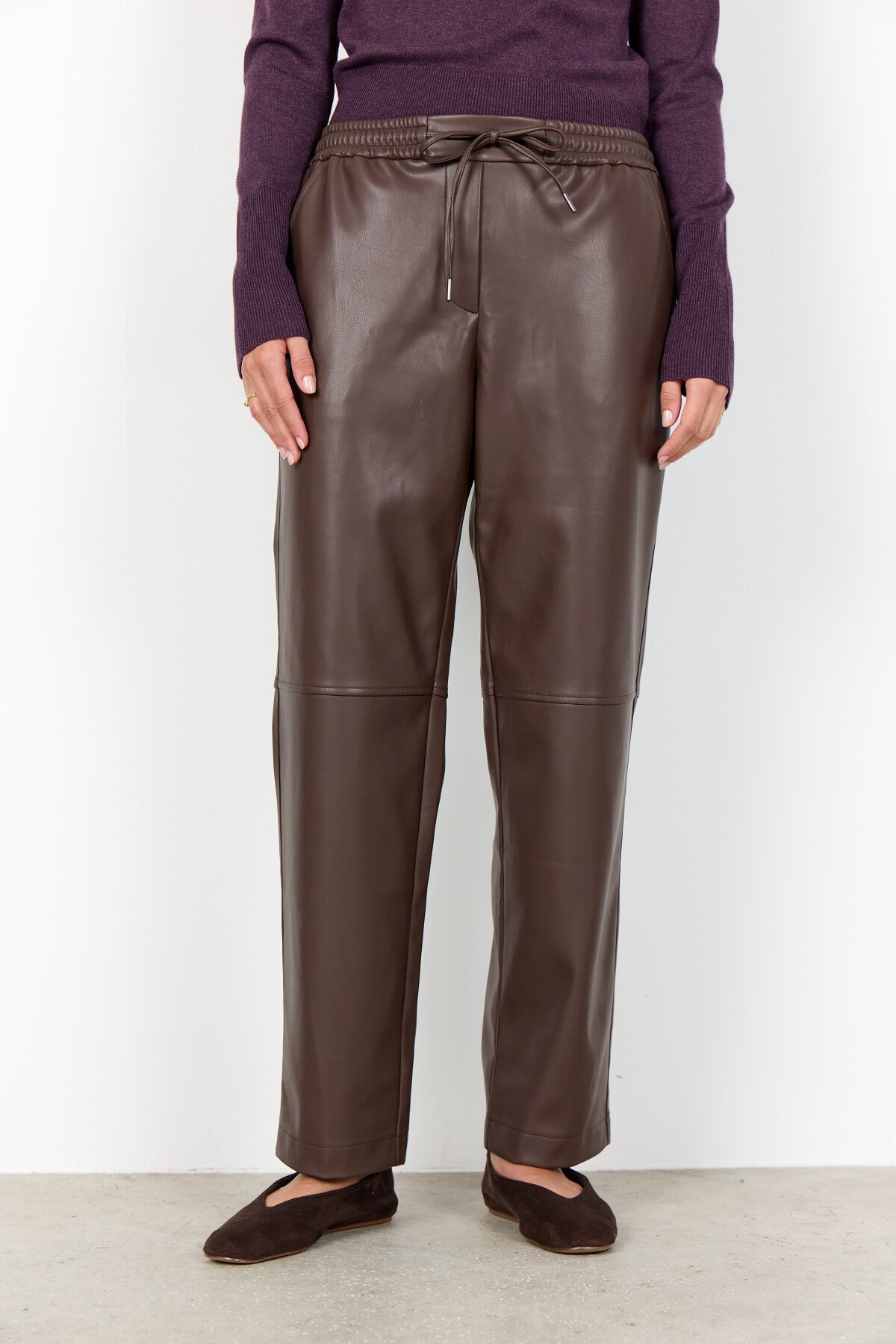SC-BECKIE 19-C Broek Donkerbruin