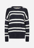SC-DOLLIE STRIPE 819 Trui Navy